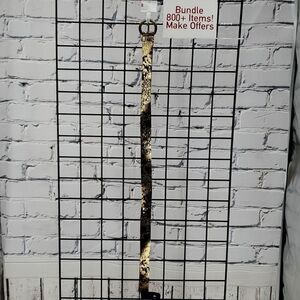 Fancy Gold Belt with Glitter Gems Size S/M